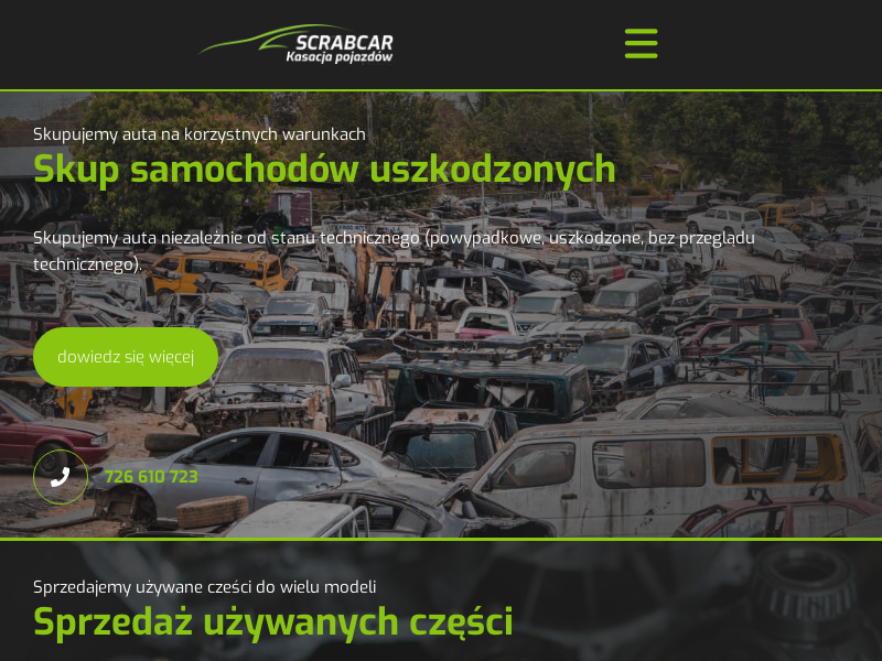 SCRABCAR - KASACJA POJAZDÓW KAROL WAŁĘKA